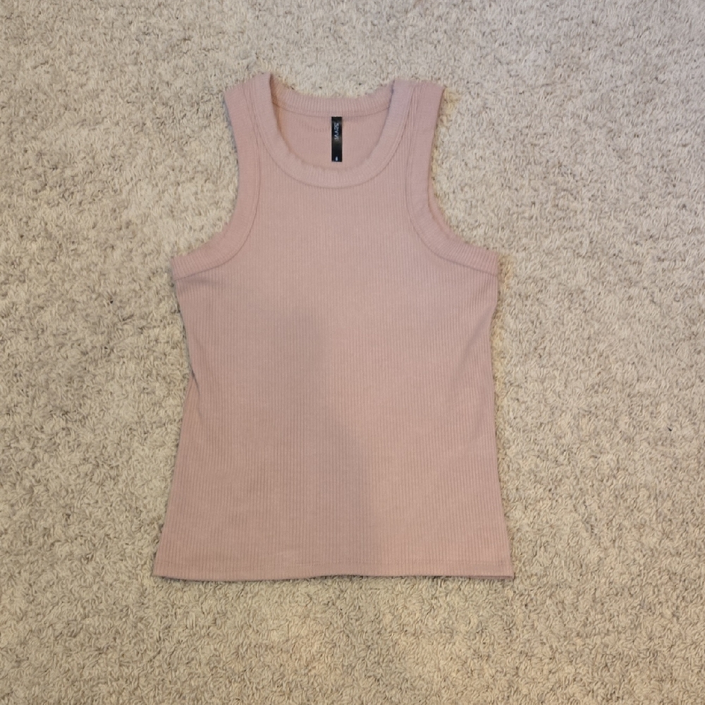 Savvi Ribbed Fitted Tank Top